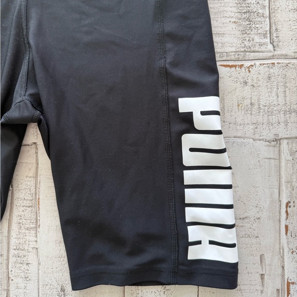 PUMA Attitude Biker Shorts Spandex Word Print - Picture 4 of 7